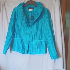 Bala Bala Turqoiuse puffy color blazer